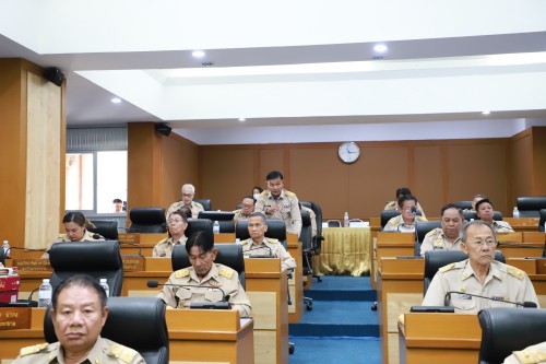 สภาเทศบาลนครแม่สอด ประชุมสภาเทศบาลนครแม่สอด สมัยวิสามัญ สมัยที่ 2  ประจำปี 2567