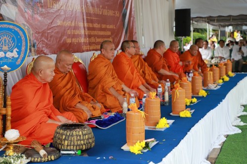 ทน.แม่สอด พิธีทำบุญเทศบาลนครแม่สอดครบรอบ 87 ปี และพิธีมหามังคลาภิเษกเจ้าพ่อพะวอ