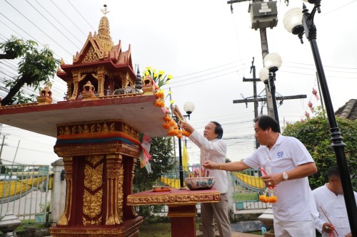 ทน.แม่สอด พิธีทำบุญเทศบาลนครแม่สอดครบรอบ 87 ปี และพิธีมหามังคลาภิเษกเจ้าพ่อพะวอ