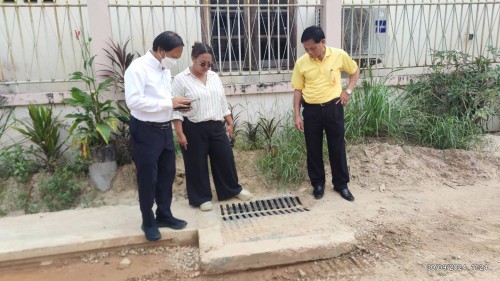 ทน.แม่สอด ลงพื้นที่ติดตามความคืบหน้างานก่อสร้าง ในเขตพื้นที่เทศบาลนครแม่สอด 