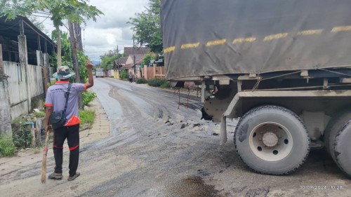 ทน.แม่สอด ลงพื้นที่ติดตามความคืบหน้างานก่อสร้าง ในเขตพื้นที่เทศบาลนครแม่สอด 