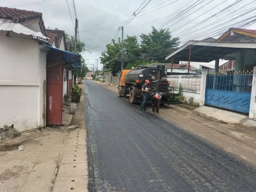 ทน.แม่สอด ลงพื้นที่ติดตามความคืบหน้างานก่อสร้าง ในเขตพื้นที่เทศบาลนครแม่สอด 