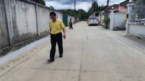 ทน.แม่สอด ลงพื้นที่ติดตามความคืบหน้างานก่อสร้าง ในเขตพื้นที่เทศบาลนครแม่สอด 