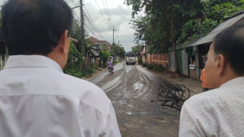 ทน.แม่สอด ลงพื้นที่ติดตามความคืบหน้างานก่อสร้าง ในเขตพื้นที่เทศบาลนครแม่สอด 