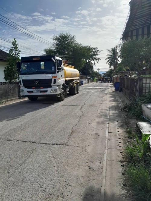 ทน.แม่สอด ลงพื้นที่ติดตามความคืบหน้างานก่อสร้าง ในเขตพื้นที่เทศบาลนครแม่สอด 