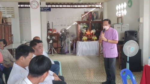 ทน.แม่สอด เข้าร่วมกิจกรรมประชุมผู้สูงอายุชุมชนสันต้นปิน ประจำเดือน ตุลาคม ประจำปี 2567