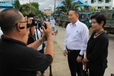 เทศบาลนครแม่สอด ดำเนินโครงการ ขุดลอกลำห้วยแม่สอด รวมพลัง รวมใจ ชาวนครแม่สอด 