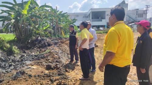 เทศบาลนครแม่สอด ลงพื้นที่ติดตามงานระบบสาธารณูปโภคชุมชนอิสลาม และชุมชนสองแคว 2