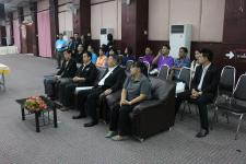 ดร.เทอดเกียรติ ชินสรนันท์ นายกเทศมนตรีนครแม่สอด เป็นประธานเปิดโครงการสัมมนาก้าวรุก ตั้งรับ การเข้าสู่ประชาคมอาเซียน 