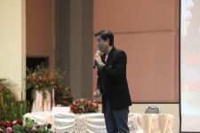 ดร.เทอดเกียรติ ชินสรนันท์ นายกเทศมนตรีนครแม่สอด เป็นประธานเปิดโครงการสัมมนาก้าวรุก ตั้งรับ การเข้าสู่ประชาคมอาเซียน 