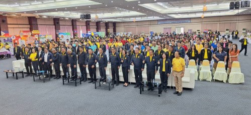 ทน.แม่สอด ร่วมต้อนรับ นายพิพัฒน์  รัชกิจประการ รัฐมนตรีว่าการกระทรวงแรงงานและร่วมพิธีเปิดโครงการกระทรวงแรงงาน พบประชาชนและการตรวจติดตามภารกิจตามนโยบายฯ