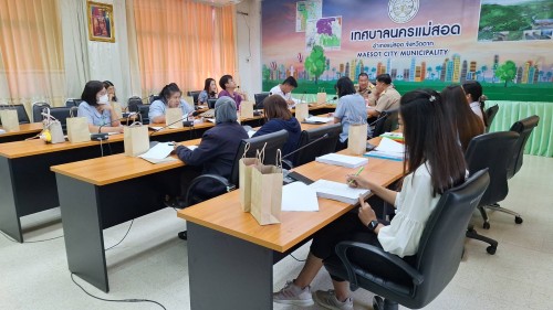 ทน.แม่สอด จัดประชุมคณะอนุกรรมการกองทุนหลักประกันสุขภาพ ระดับท้องถิ่นเทศบาลนครแม่สอด ประจำปีงบประมาณ 2568