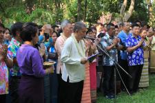 เทศบาลนครแม่สอด เข้าร่วมพิธีรดน้ำดำหัวผู้ว่าราชการจังหวัดตาก เนื่องในประเพณีสงกรานต์ ประจำปี 2561 17 เมษายน 2561