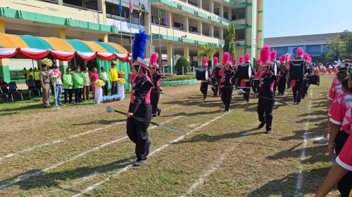 เทศบาลนครแม่สอด เข้าร่วมพิธีเปิดการแข่งขันกีฬาสีโรงเรียนเทศบาลวัดมณีไพรสณฑ์ ประจำปีการศึกษา 2567