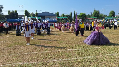 เทศบาลนครแม่สอด เข้าร่วมพิธีเปิดการแข่งขันกีฬาสีโรงเรียนเทศบาลวัดมณีไพรสณฑ์ ประจำปีการศึกษา 2567