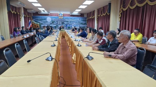 ทน.แม่สอด เข้าร่วมการประชุมหารือเพื่อจัดทำร่างแผนพัฒนาจังหวัดแบบบูรณาการที่มุ่งเน้นความมั่นคงและคุณภาพชีวิตในพื้นที่ชายแดน อำเภอแม่สอด จังหวัดตาก