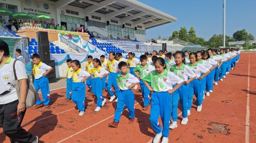 เทศบาลนครแม่สอด ร่วมพิธีเปิดการแข่งขันกีฬา-กรีฑาโรงเรียนเทศบาลวัดชุมพลคีรี ประจำปีการศึกษา 2567