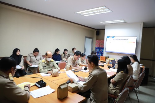 ทน.แม่สอด เข้าร่วมประชุมคณะกรรมการบริหารจัดการความเสี่ยง เทศบาลนครแม่สอด   
