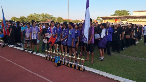 ทน.แม่สอด จัดโครงการแข่งขันกีฬานักเรียนกลุ่มโรงเรียนในสังกัดเทศบาลนครแม่สอด
