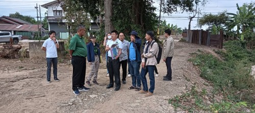 ทน.แม่สอด ร่วมลงพื้นที่ตรวจสอบโครงการก่อสร้างระบบระบายน้ำหลักเพื่อบรรเทาปัญหาน้ำท่วม พื้นที่ชุมชนแม่สอด อำเภอแม่สอด จังหวัดตาก