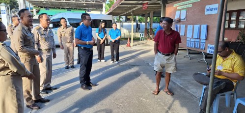 ทน.แม่สอด ร่วมลงพื้นที่ตรวจเยี่ยมหน่วยเลือกตั้ง  การเลือกตั้งนายกองค์การบริหารส่วนจังหวัดตาก