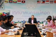 เทศบาลนครแม่สอด จัดประชุมคณะผู้บริหาร และหัวหน้าส่วนราชการ ครั้งที่ 19/2562