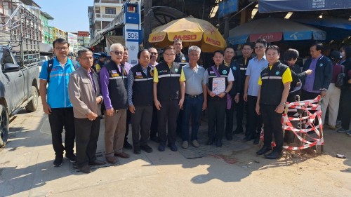 ทน.แม่สอด ลงพื้นที่ร่วมกับคณะผู้ตรวจราชการกระทรวงสาธารณสุข เพื่อติดตามสถานการณ์โรคอหิวาตกโรค