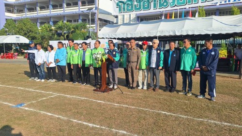เทศบาลนครแม่สอด เข้าร่วมพิธีเปิดการแข่งขันกีฬาสี โรงเรียนเทศบาลวัดบุญญาวาส ประจำปี 2567 	