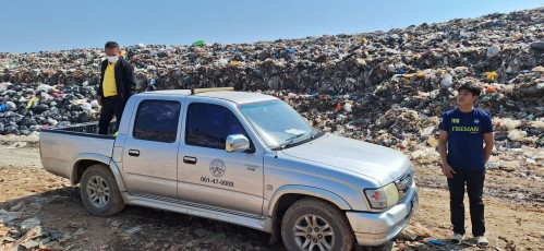 เทศบาลนครแม่สอด ลงพื้นที่ระงับเหตุเพลิงไหม้ บ่อขยะเทศบาลนครแม่สอด