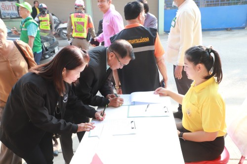 เทศบาลนครแม่สอด จัดแถลงข่าวและพิธีเปิด “ตู้โทรฉุกเฉิน” Hotline สายด่วนนครแม่สอด