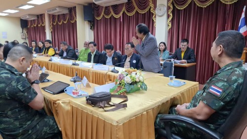 เทศบาลนครแม่สอด ร่วมต้อนรับคณะดูงานจาก กรมกิจการชายแดนทหารกองบัญชาการกองทัพไทย