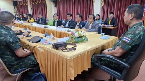 เทศบาลนครแม่สอด ร่วมต้อนรับคณะดูงานจาก กรมกิจการชายแดนทหารกองบัญชาการกองทัพไทย