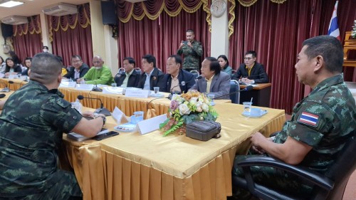 เทศบาลนครแม่สอด ร่วมต้อนรับคณะดูงานจาก กรมกิจการชายแดนทหารกองบัญชาการกองทัพไทย