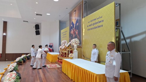 เทศบาลนครแม่สอด ร่วมพิธีถวายราชสักการะสมเด็จพระนเรศวรมหาราช เนื่องในวันยุทธหัตถี เพื่อน้อมรำลึกในพระมหากรุณาธิคุณฯ รวมถึงแสดงความจงรักภักดี เทิดทูนต่อสถาบันพระมหากษัตริย์