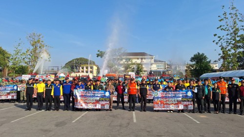 ทน.แม่สอด ร่วมกิจกรรม KICK OFF การแก้ไขปัญหาหมอกควันไฟป่าและฝุ่นละอองขนาดเล็ก (PM 2.5) จังหวัดตาก ประจำปี พ.ศ.2568