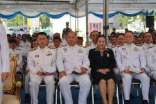 ดร.เทอดเกียรติ ชินสรนันท์ นายกเทศมนตรีนครแม่สอด เข้าร่วมพิธีวางพวงมาลา ในวันสมเด็จพระนเรศวรมหาราช