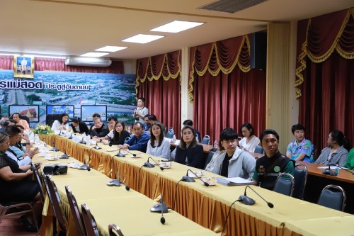 เทศบาลนครแม่สอด ร่วมต้อนรับคณะศึกษาดูงานจากเทศบาลเมืองแม่ฮ่องสอน