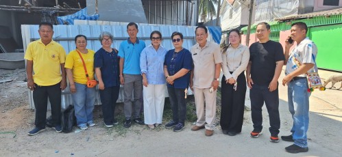 เทศบาลนครแม่สอด บูรณาการร่วมกับองค์การบริหาร  ส่วนจังหวัดตาก ลงพื้นที่สำรวจจุดเสี่ยงปัญหาน้ำท่วมขัง