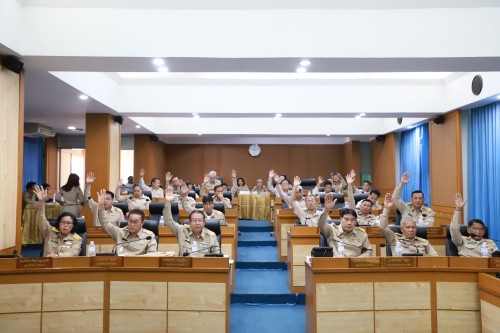 สภาเทศบาลนครแม่สอด ประชุมสภาเทศบาลนครแม่สอด สมัยสามัญ  สมัยแรก ประจำปี 2568