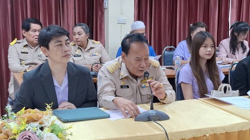 ทน.แม่สอด เข้าร่วมการประชุมชี้แจงแนวทางการดำเนินโครงการจัดทำคาร์บอนฟุตพริ้นท์ องค์กรปกครองส่วนท้องถิ่น เทศบาลนครแม่สอด ประจำปีงบประมาณ พ.ศ. 2568