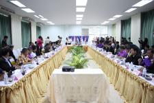 การประชุมอนุกรรมการด้านสิทธิประโยชน์ขอบเขตพื้นที่และศูนย์บริการเบ็ดเสร็จด้านการลงทุนเพื่อการจัดตั้งเขตพัฒนาเศรษฐกิจพิเศษ ณ  อ.แม่สอด อ.แม่ระมาด อ.พบพระ จังหวัดตาก 