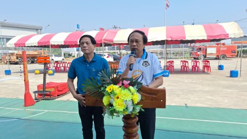 ทน.แม่สอด ร่วมพิธีเปิดการแข่งขันกีฬาเซปักตะกร้อท้องถิ่นสัมพันธ์ ต้านภัยยาเสพติด ครั้งที่ 2 ประจำปี 2568