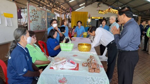 เทศบาลนครแม่สอด เข้าร่วมการประชุมผู้สูงอายุชุมชนสักทอง ประจำเดือน กุมภาพันธ์ พ.ศ.2568