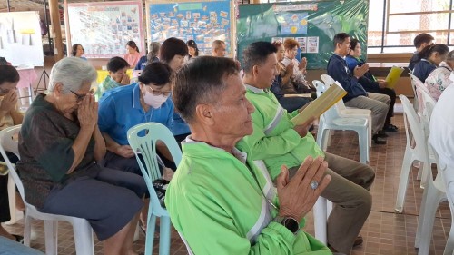 เทศบาลนครแม่สอด เข้าร่วมการประชุมผู้สูงอายุชุมชนสักทอง ประจำเดือน กุมภาพันธ์ พ.ศ.2568