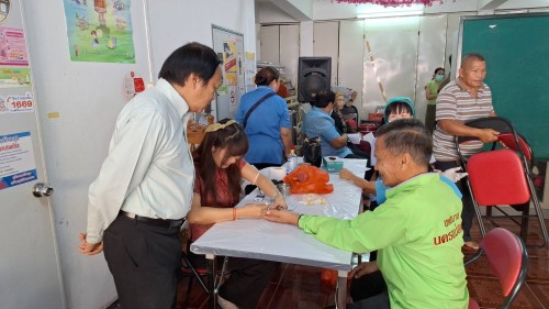 ทน.แม่สอด เข้าร่วมการประชุมผู้สูงอายุ ชุมชนตาลเดี่ยวและชุมชนวัดหลวง ประจำเดือน กุมภาพันธ์ พ.ศ.2568
