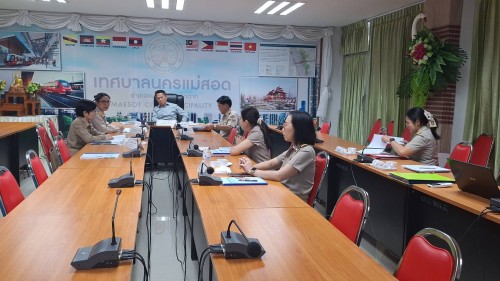 ทน.แม่สอด ประชุมคณะกรรมการสอบคัดเลือกเพื่อแต่งตั้งพนักงานเทศบาลให้ดำรงตำแหน่งต่างสายงาน ตำแหน่ง นักทรัพยากรบุคคล ระดับปฏิบัติการ ครั้งที่ 2/2568