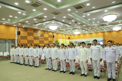 เทศบาลนครแม่สอด จัดพิธีรับพระราชทานเครื่องราชอิสริยาภรณ์ 