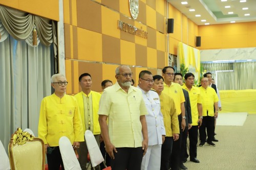เทศบาลนครแม่สอด จัดพิธีรับพระราชทานเครื่องราชอิสริยาภรณ์ 
