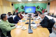 เทศบาลนครแม่สอด ต้อนรับคณะจากกรมส่งเสริมการปกครองท้องถิ่น