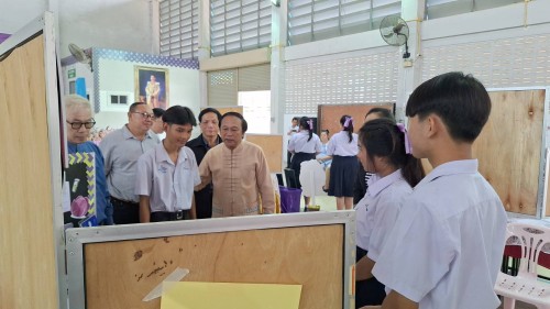 ทน.แม่สอด ร่วมพิธีเปิดการแข่งขันทักษะทางวิชาการเทศบาลนครแม่สอด ประจำปีงบประมาณ พ.ศ.2568